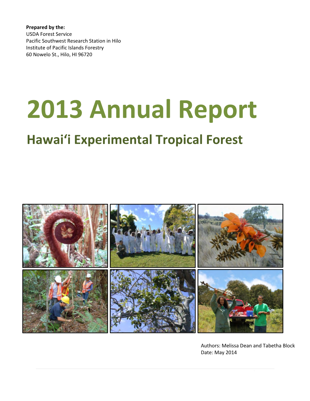 HETF 2013 Annual Report