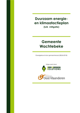 Duurzaam Energie- En Klimaatactieplan (Luik Mitigatie)