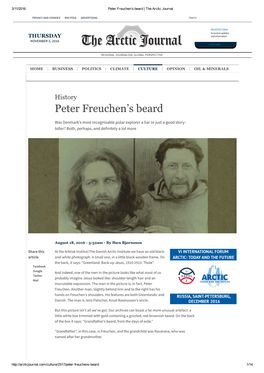 Peter Freuchen's Beard