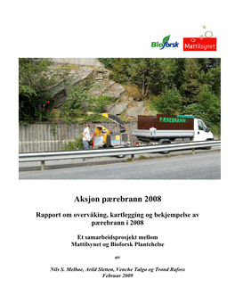 Pærebrannrapport 2008