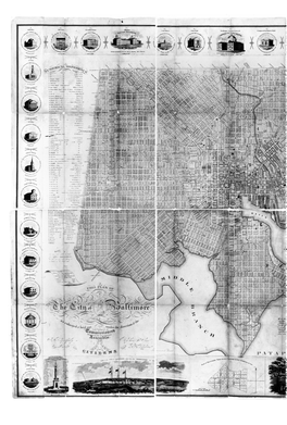 184 Maryland Historical Magazine Thomas Poppleton’S Map: Vignettes of a City’S Self Image