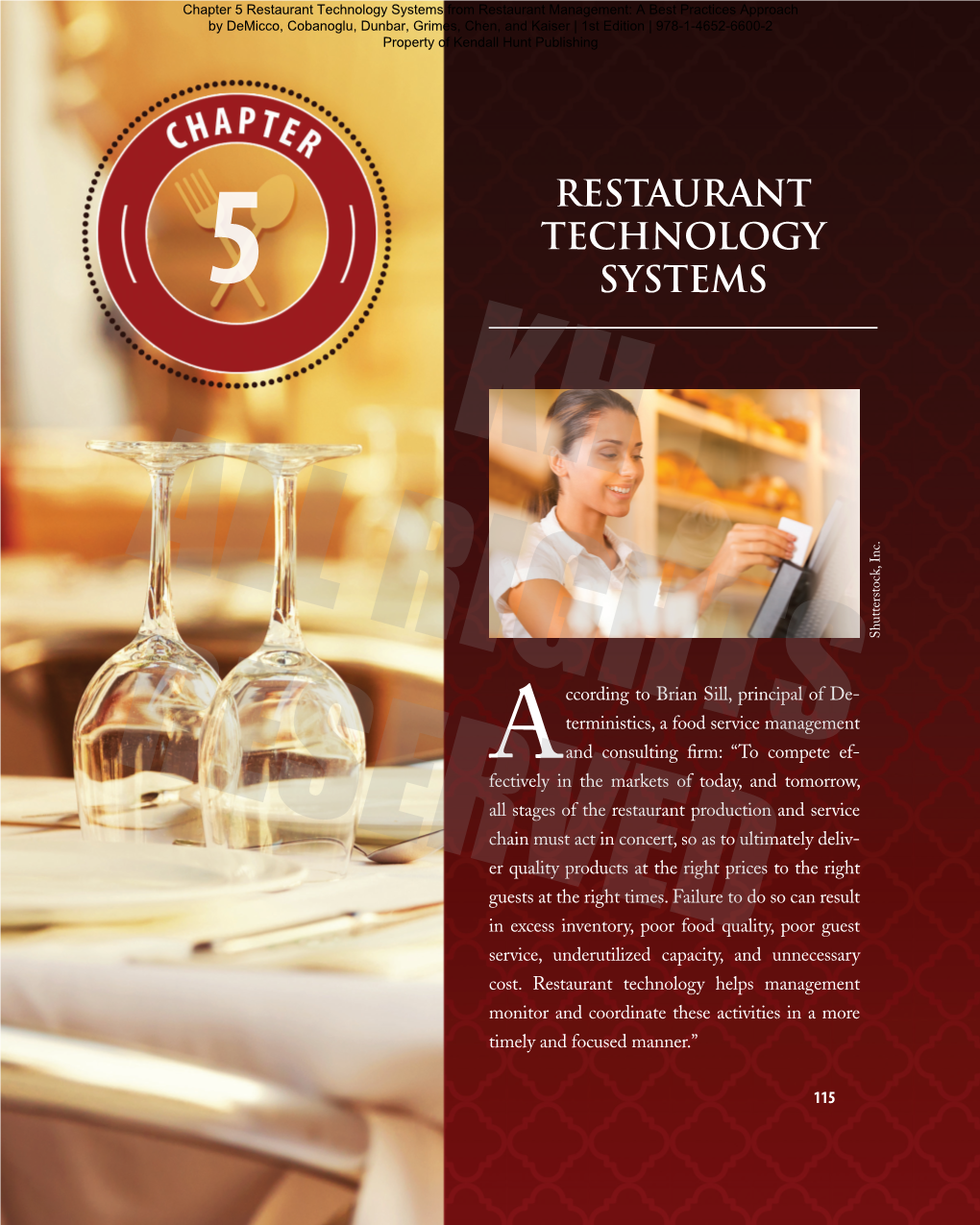 Restaurant Technology Systems