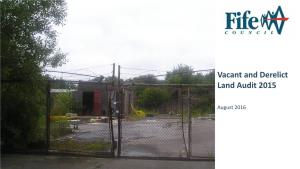 Vacant and Derelict Land Audit 2015
