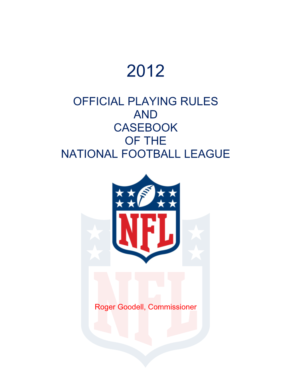 NFL Rulebook