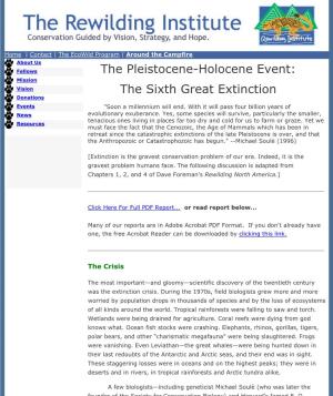 The Sixth Great Extinction Donations Events "Soon a Millennium Will End