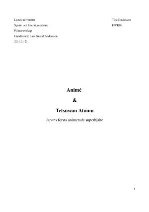 Animé & Tetsuwan Atomu