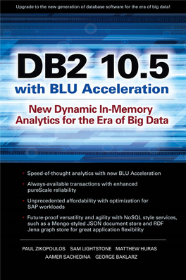 DB2 10.5 with BLU Acceleration / Zikopoulos / 349-2