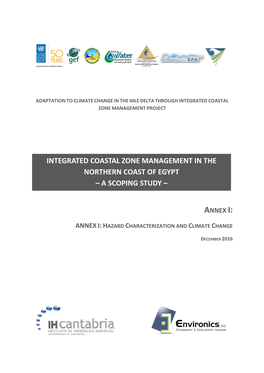 Integrated Coastal Zone Management in the Northern Coast of Egypt
