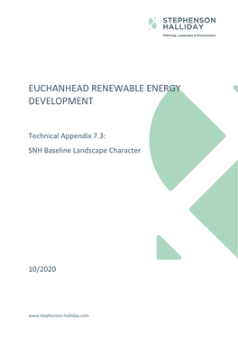 TA 7.3 SNH Baseline Landscape Character