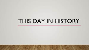 This Day in History May 10, 1962