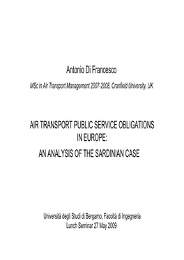 Antonio Di Francesco AIR TRANSPORT PUBLIC