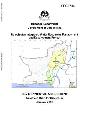 ENVIRONMENTAL ASSESSMENT Public Disclosure Authorized Reviewed Draft for Disclosure January 2016