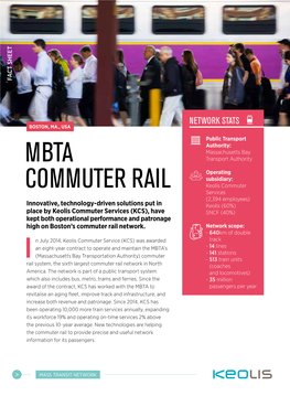 Mbta Commuter Rail