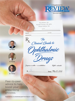 Ophthalmic Drugs