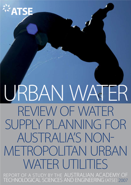 Review of Water Supply Planning for Australia's Non Metropolitan Urban Water Utilities