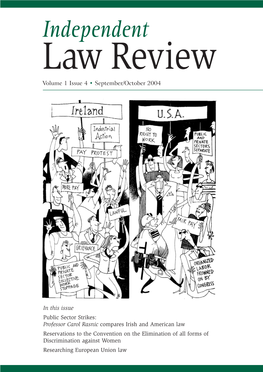 Independent Law Review Volume 1 Issue 4 • September/October 2004