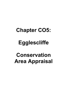 Egglescliffe Conservation Area Appraisal