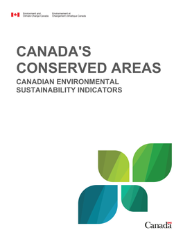 Canada's Conserved Areas Canadian Environmental Sustainability Indicators