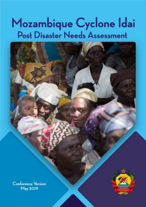 Mozambique Cyclone Idai Post Disaster Needs Assessment