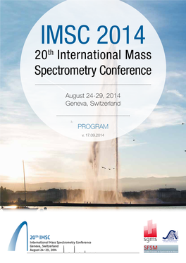 20Th International Mass Spectrometry Conference