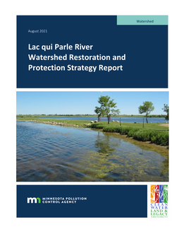 Final Lac Qui Parle River Watershed Restoration and Protection Strategy