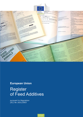 Register of Feed Additives