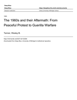 From Peaceful Protest to Guerilla Warfare