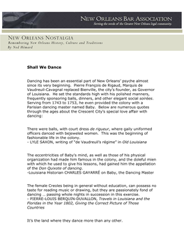 NEW ORLEANS NOSTALGIA Remembering New Orleans History, Culture and Traditions by Ned Hémard