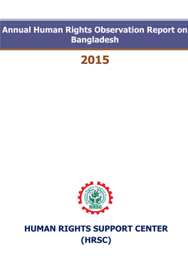 Annual Human Rights Observation Report on Bangladesh