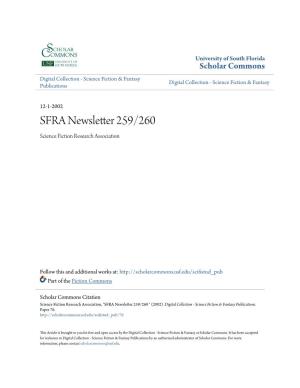 SFRA Newsletter 259/260
