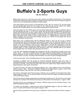 Buffalo's 2-Sports Guys