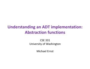 Abstraction Functions