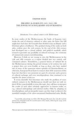 Chapter Seven: Ibrahim Al-Hakilani (1605–1664), Or: the Power Of