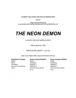 The Neon Demon