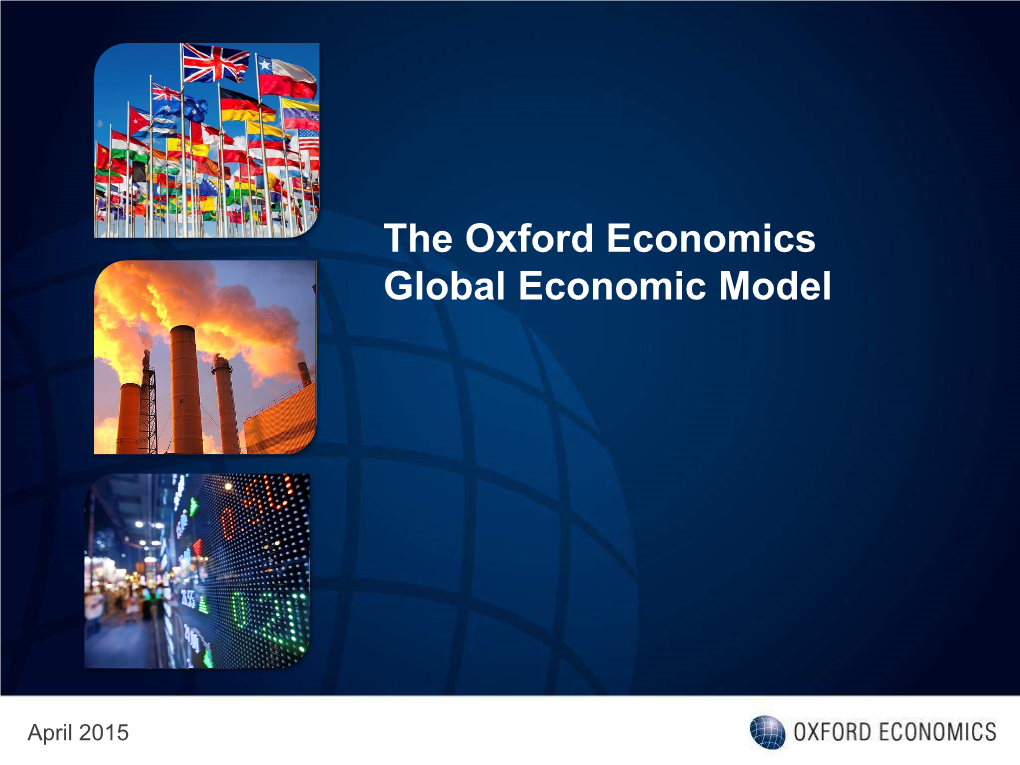 The Oxford Economics Global Economic Model