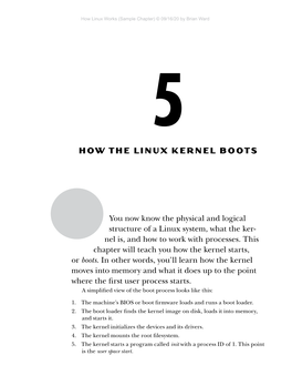 How the Linux Kernel Boots