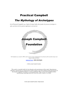 The Mythology of Archetypes