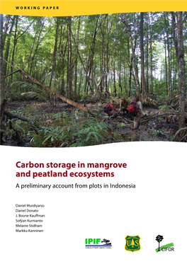 Carbon Storage in Mangrove and Peatland Ecosystems a Preliminary Account from Plots in Indonesia