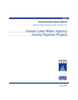 Castaic Lake Water Agency Honby Pipeline Project