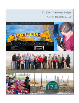 City of Bakersfield, CA FY 2016-17 Adopted Budget