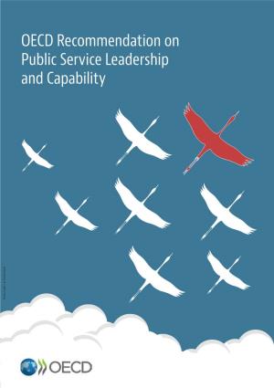 OECD Recommendation on Public Service Leadership and Capability