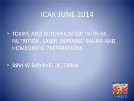 Icak June 2014