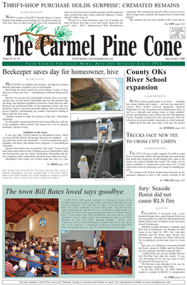 Carmel Pine Cone, June 26, 2009 (Main News)