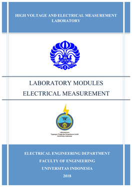Laboratory Modules Electrical Measurement