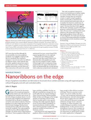 Nanoelectronics: Nanoribbons on the Edge