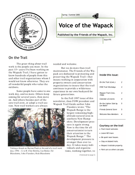 Voice of the Wapack