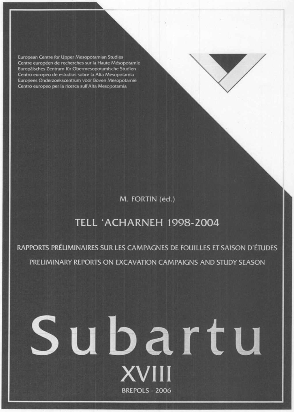 Tell `Acharneh 1998-2004