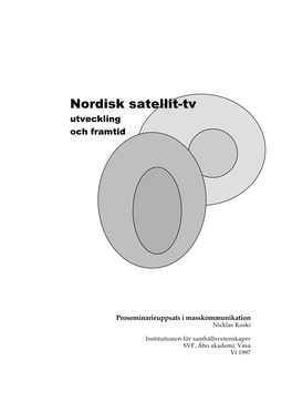 Nordisk Satellit-Tv Utveckling Och Framtid