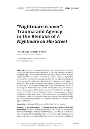 Trauma and Agency in the Remake of a Nightmare on Elm Street