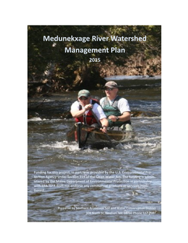 Medunekxage River Watershed Management Plan 2015
